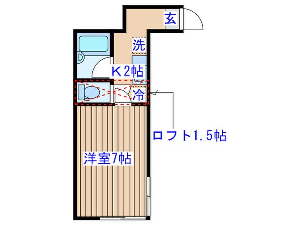 リ－ベンス柏木の物件間取画像